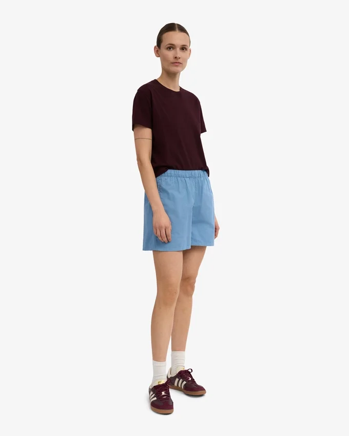 Organic Twill Shorts para mujer - Azul mar