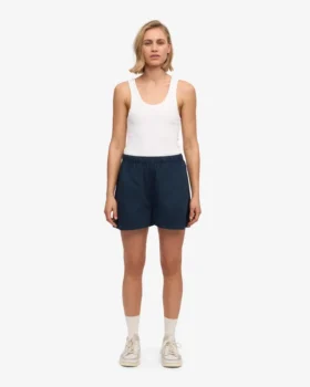 Organic Twill Shorts para mujer – Azul marino