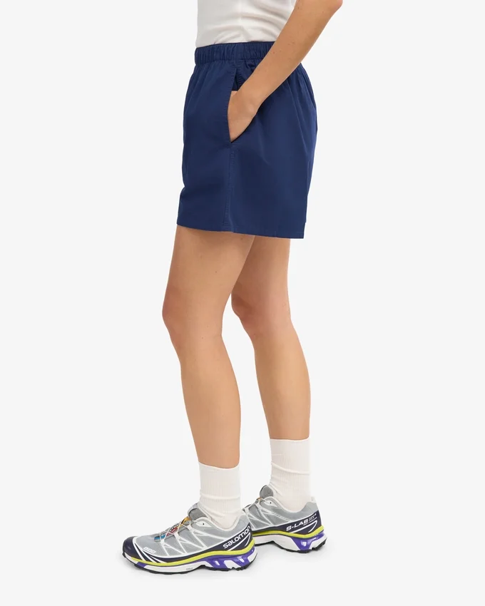 Organic Twill Shorts para mujer - Azul marino