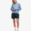 Organic Twill Shorts para mujer - Azul marino