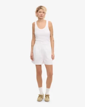Organic Twill Shorts para mujer – Blanco óptico