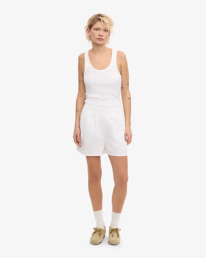 Organic Twill Shorts para mujer - Blanco óptico