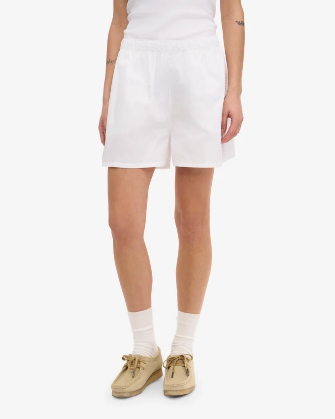 Organic Twill Shorts para mujer - Blanco óptico