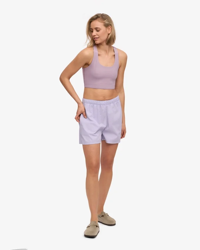 Organic Twill Shorts para mujer - Lavanda suave