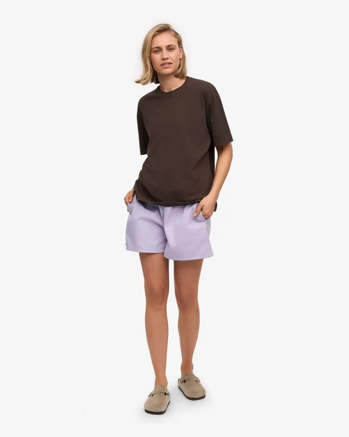 Organic Twill Shorts para mujer - Lavanda suave