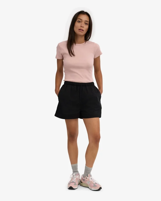 Organic Twill Shorts para mujer - Negro intenso