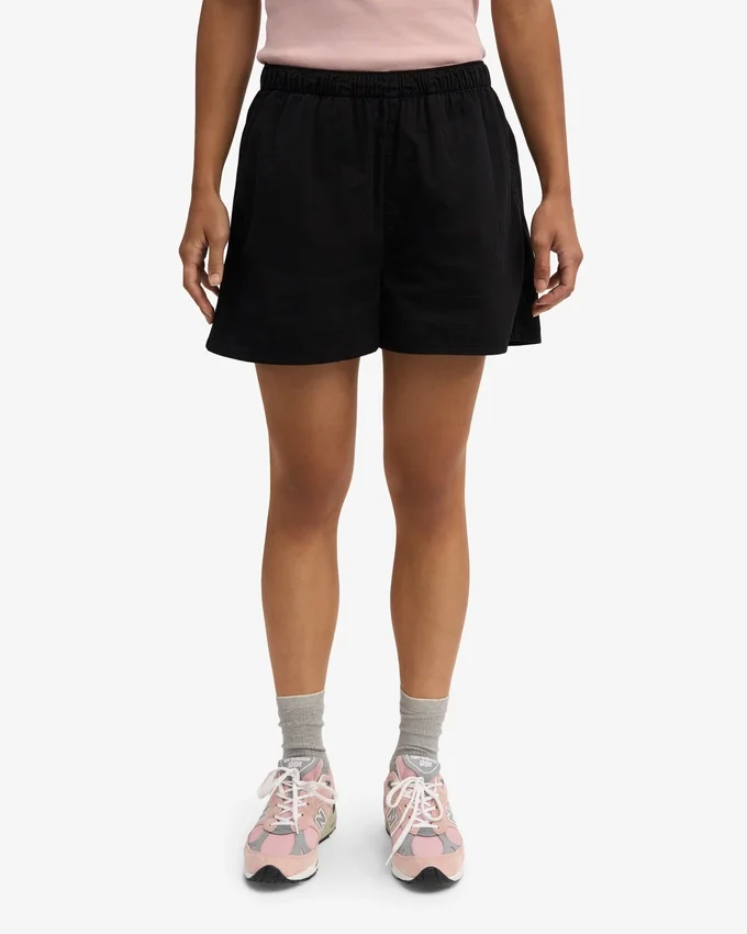 Organic Twill Shorts para mujer - Negro intenso