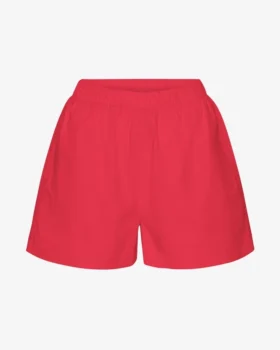 Organic Twill Shorts para mujer - Rojo mandarina