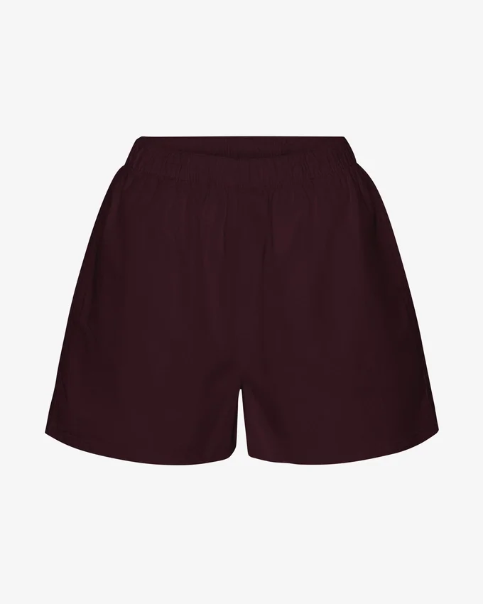Organic Twill Shorts para mujer - Rojo sangre