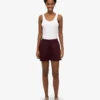 Organic Twill Shorts para mujer - Rojo sangre