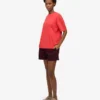 Organic Twill Shorts para mujer - Rojo sangre
