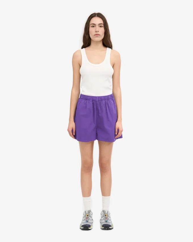 Organic Twill Shorts para mujer - Ultravioleta