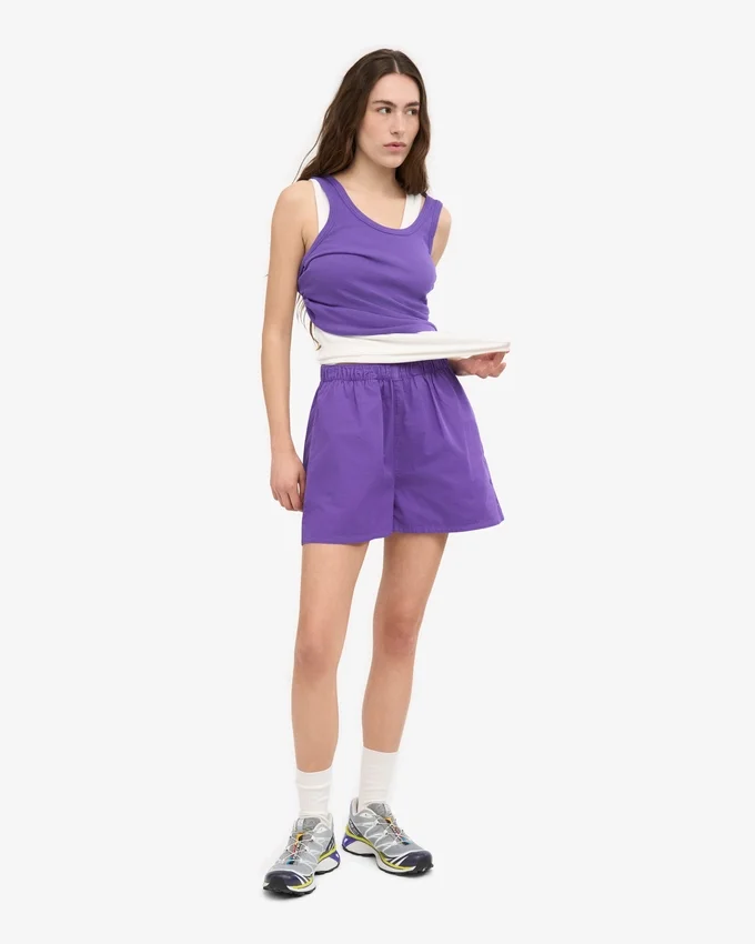 Organic Twill Shorts para mujer - Ultravioleta