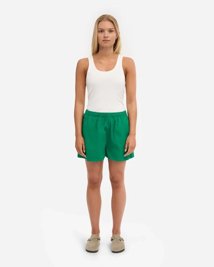 Organic Twill Shorts para mujer - Verde Kelly