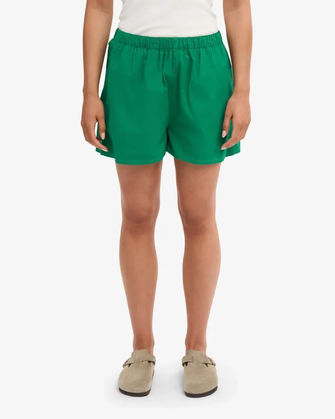 Organic Twill Shorts para mujer - Verde Kelly