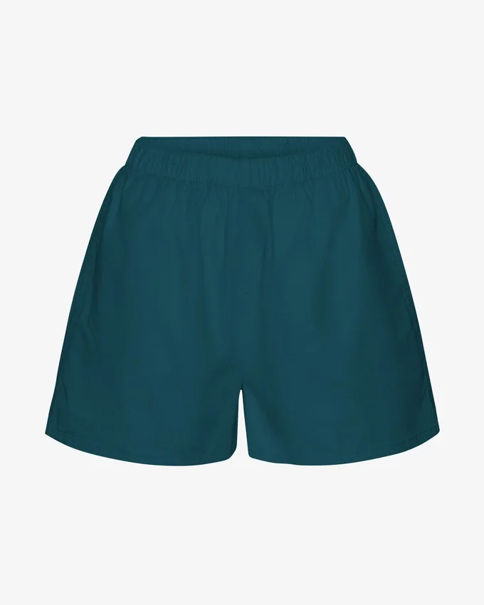 Organic Twill Shorts para mujer - Verde océano
