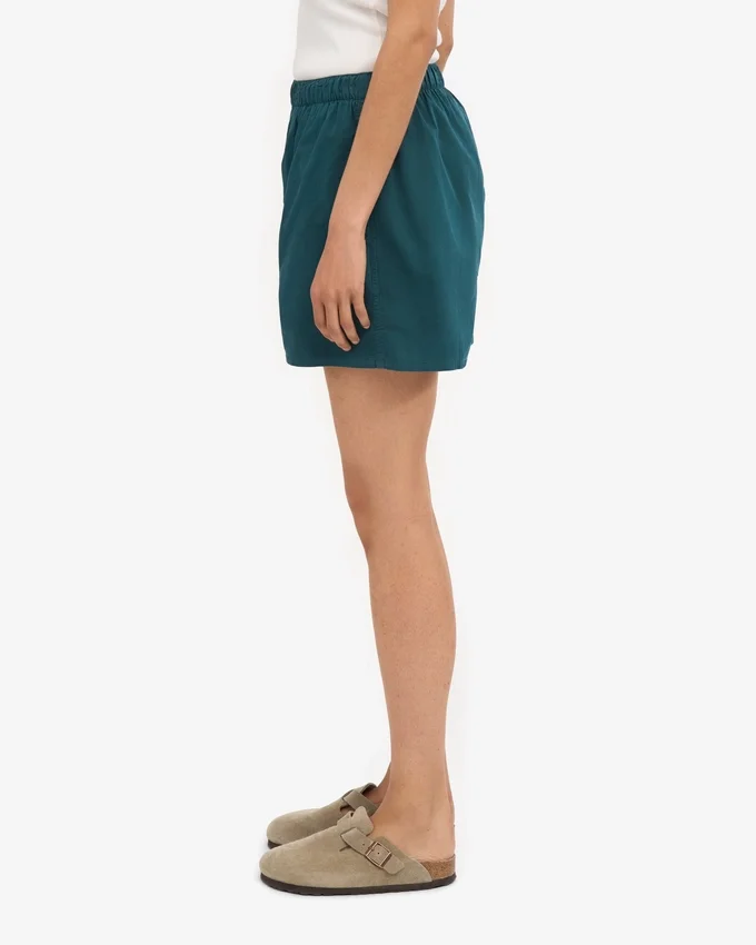 Organic Twill Shorts para mujer - Verde océano