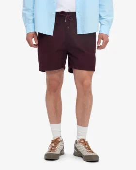 Organic Twill Shorts – Rojo sangre de buey