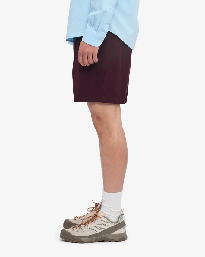 Organic Twill Shorts - Rojo sangre de buey