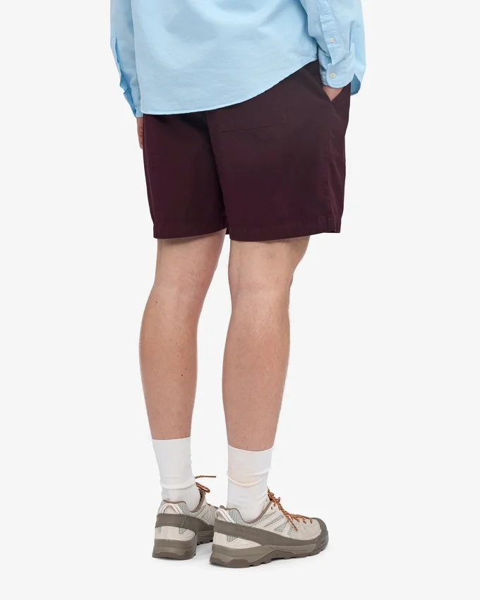 Organic Twill Shorts - Rojo sangre de buey