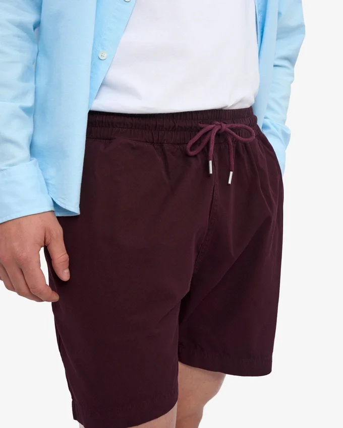 Organic Twill Shorts - Rojo sangre de buey
