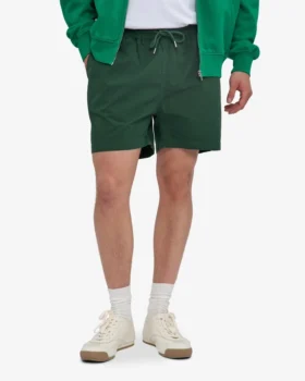 Organic Twill Shorts – Verde esmeralda