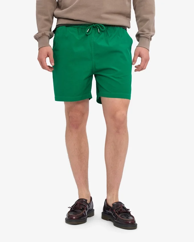 Organic Twill Shorts - Verde Kelly