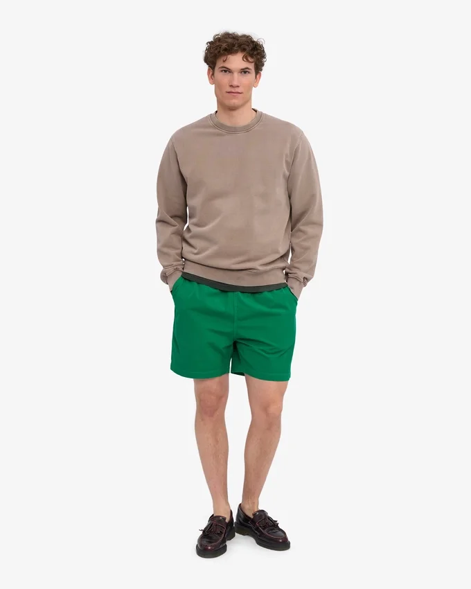 Organic Twill Shorts - Verde Kelly