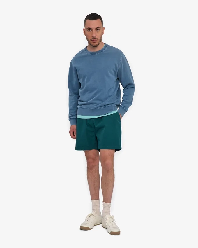 Organic Twill Shorts - Verde océano