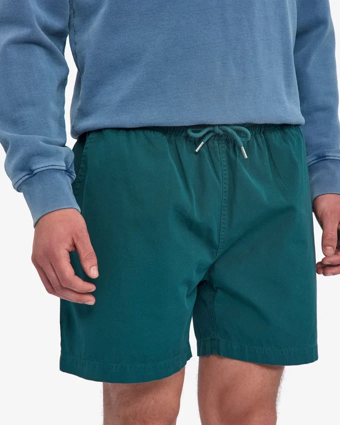 Organic Twill Shorts - Verde océano