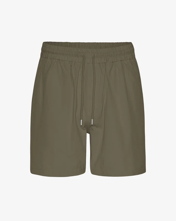 Organic Twill Shorts - Verde oliva apagado