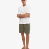 Organic Twill Shorts - Verde oliva apagado