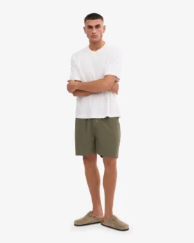 Organic Twill Shorts – Verde oliva apagado