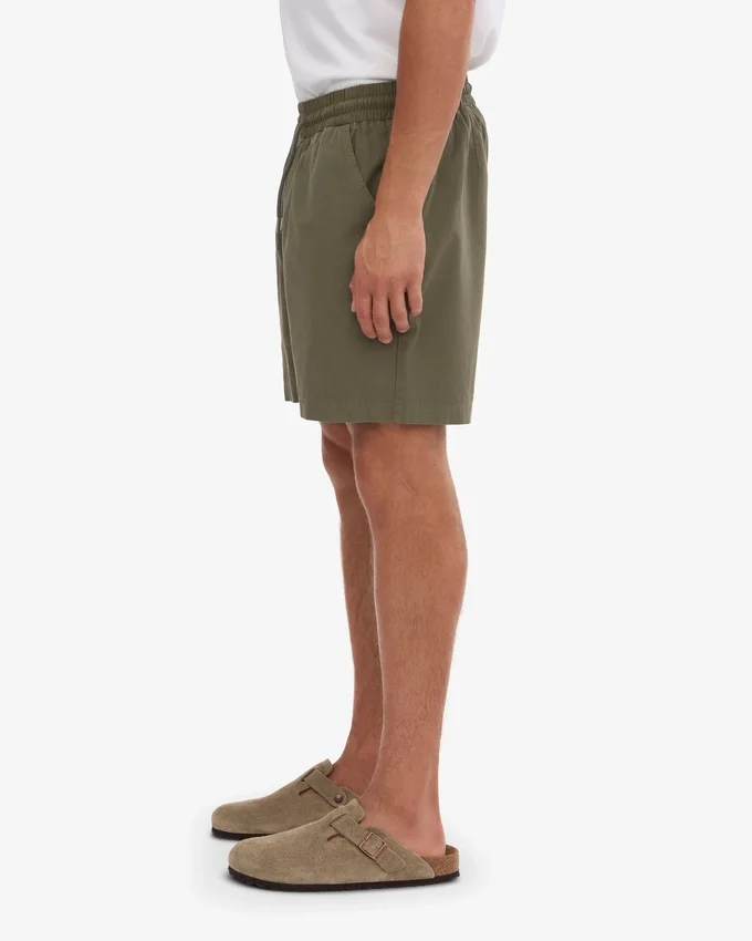 Organic Twill Shorts - Verde oliva apagado