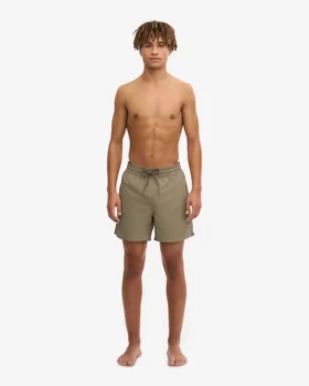 Pantalones cortos clásicos – Verde oliva apagado