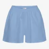 Pantalones cortos de lino - Azul mar