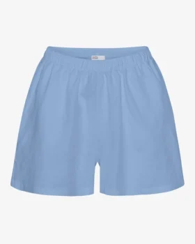 Pantalones cortos de lino - Azul mar