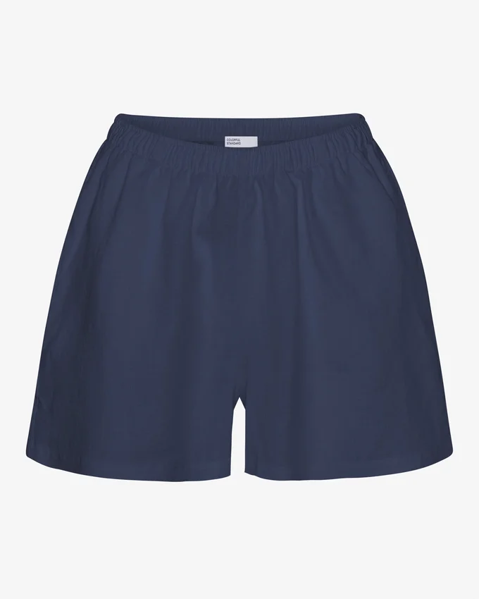 Pantalones cortos de lino - Azul marino