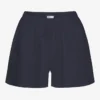 Pantalones cortos de lino - Azul marino