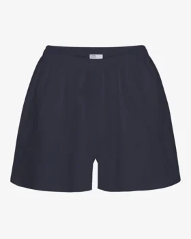 Pantalones cortos de lino - Azul marino