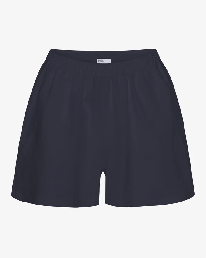 Pantalones cortos de lino - Azul marino
