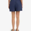 Pantalones cortos de lino - Azul marino