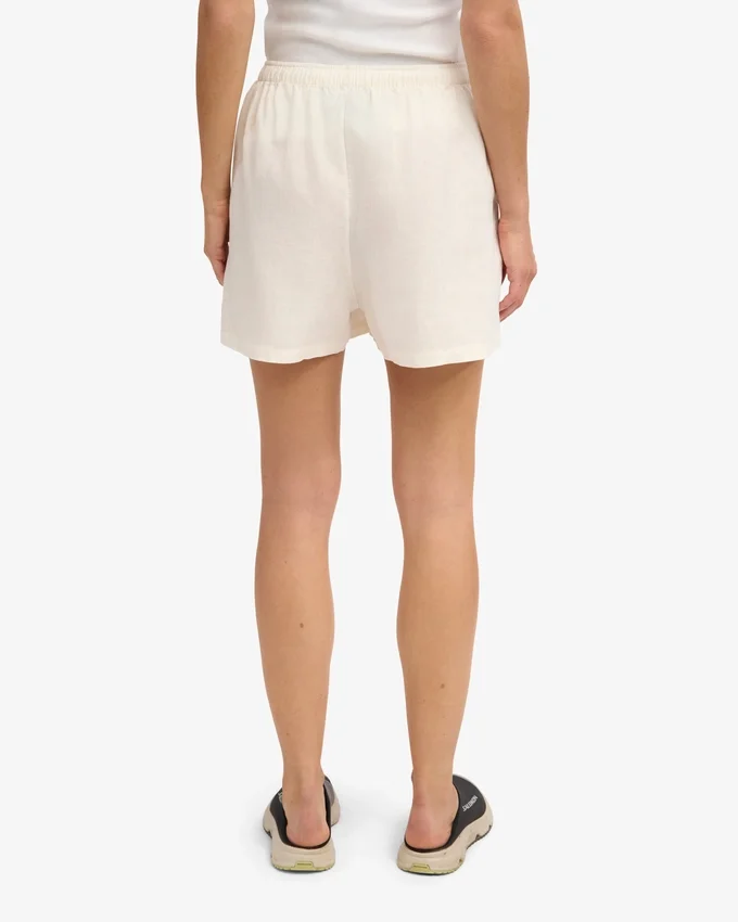 Pantalones cortos de lino - Blanco marfil