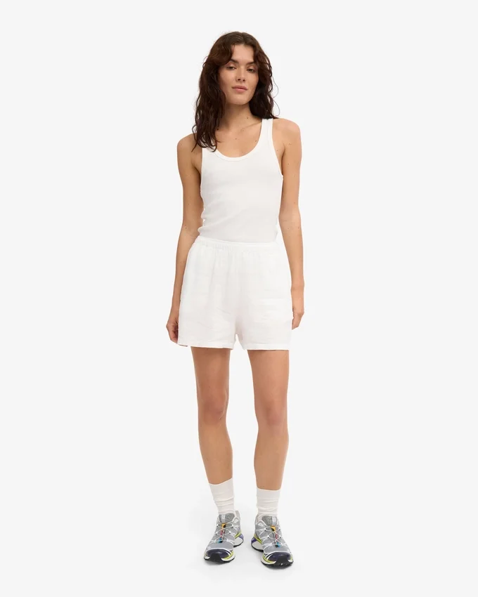 Pantalones cortos de lino - Blanco óptico