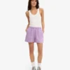 Pantalones cortos de lino - Lavanda suave