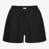 Pantalones cortos de lino - Negro intenso