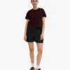 Pantalones cortos de lino - Negro intenso