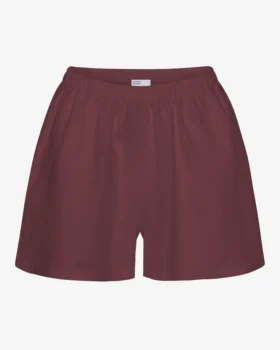 Pantalones cortos de lino - Rojo sangre