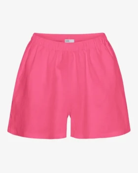 Pantalones cortos de lino - Rosa chicle