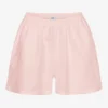 Pantalones cortos de lino - Rosa desvaído